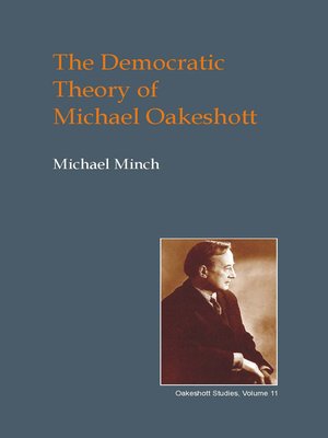 cover image of The Democratic Theory of Michael Oakeshott